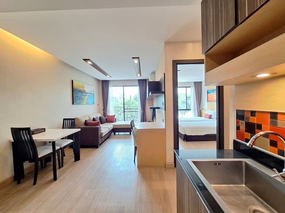 อพาร์ตเมนต์ 1 ห้องนอน