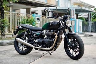 triumph speed twin 900, 664 กม. - image blurred placeholder