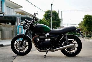 triumph speed twin 900, 664 กม. - image blurred placeholder