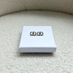 Dior Petit CD Stud earrings Size Jumbo อะไหล่เงิน - image blurred placeholder