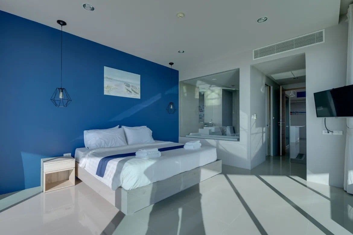 อพาร์ตเมนต์ 2 ห้องนอนพร้อมวิวทะเล