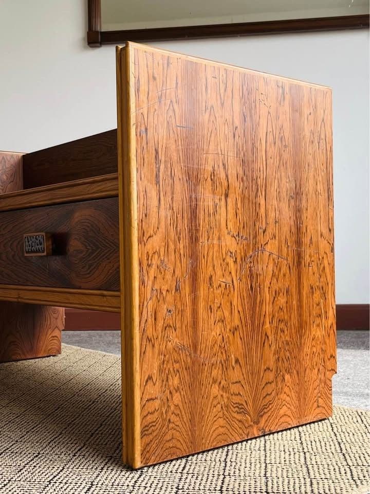 ROSEWOOD DANISH MID CENTURY ENTRY BENCH SEAT