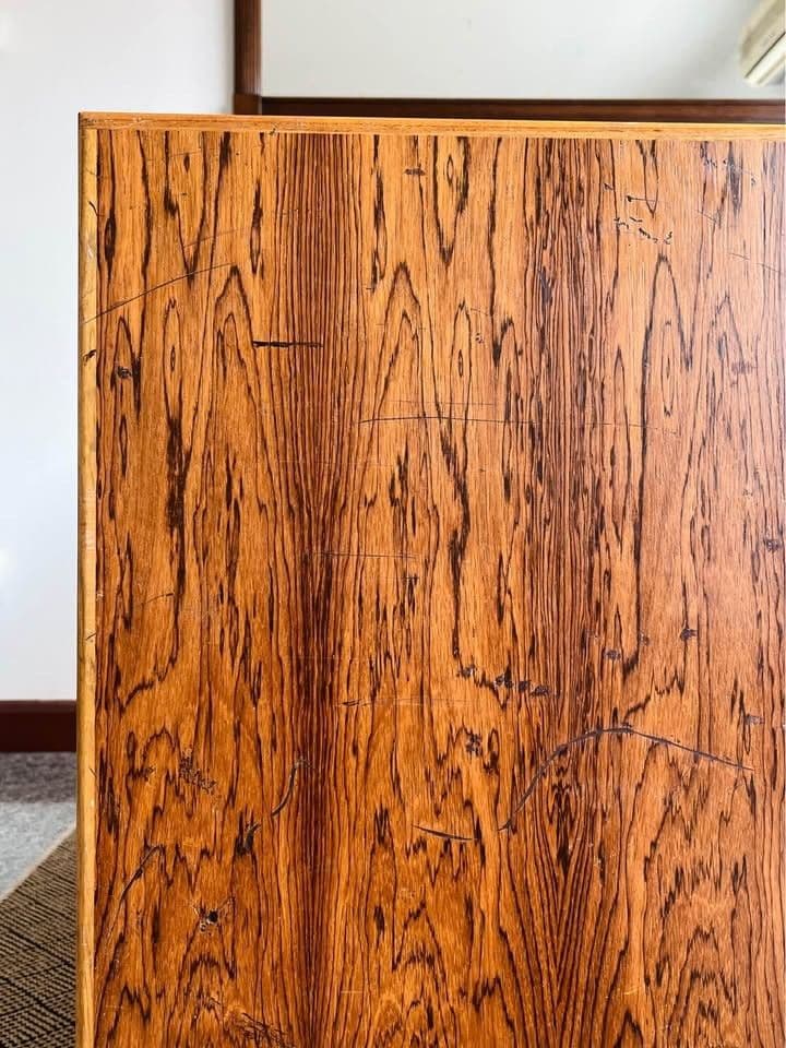 ROSEWOOD DANISH MID CENTURY ENTRY BENCH SEAT