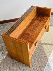 ROSEWOOD DANISH MID CENTURY ENTRY BENCH SEAT - image blurred placeholder