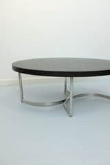Round Coffee Table – Modernist Design - image blurred placeholder
