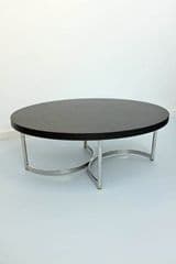 Round Coffee Table – Modernist Design - image blurred placeholder