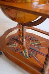 Vintage Globe Bar Cart / Trolley - image blurred placeholder