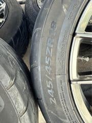 NAYA Wheels 18x9 ET20 6 Bolt 139.7 with Dcenti tires 245/45/18 - image blurred placeholder