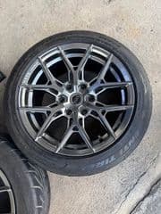 NAYA Wheels 18x9 ET20 6 Bolt 139.7 with Dcenti tires 245/45/18 - image blurred placeholder