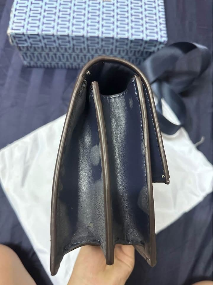 T monogram Jacquard Shoulder Bag