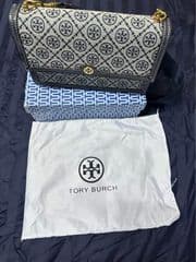 T monogram Jacquard Shoulder Bag - image blurred placeholder