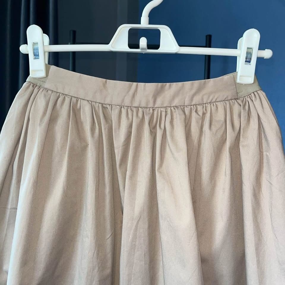 Uniqlo Women's Cotton Midi Skirt