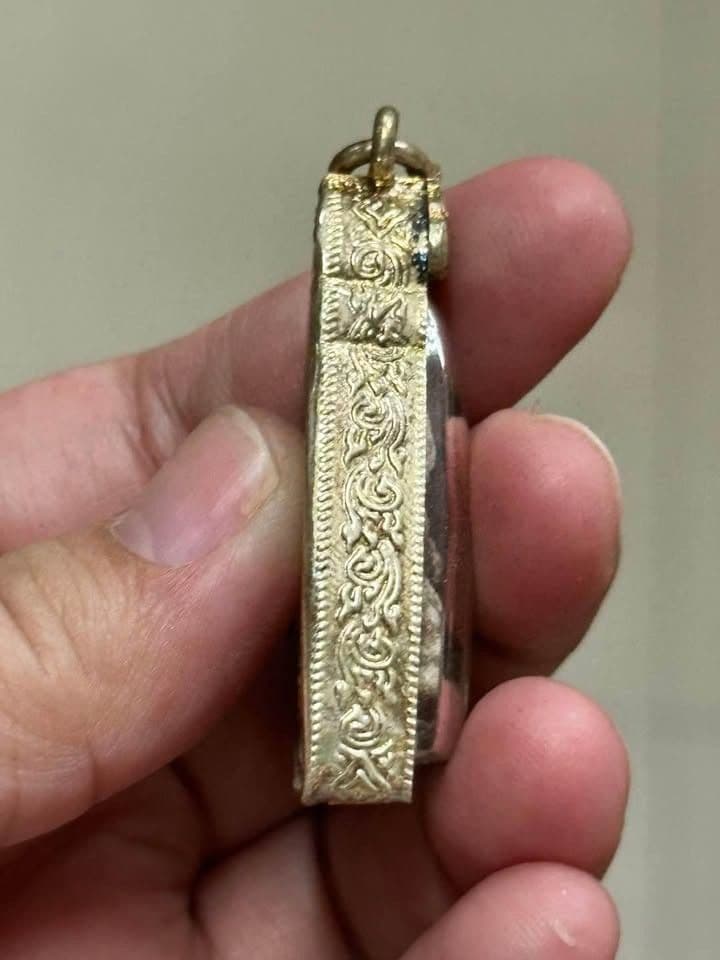 Small Buddha Statue, Sacred Powder Material, Created by Mae Boonruen Thongboontem