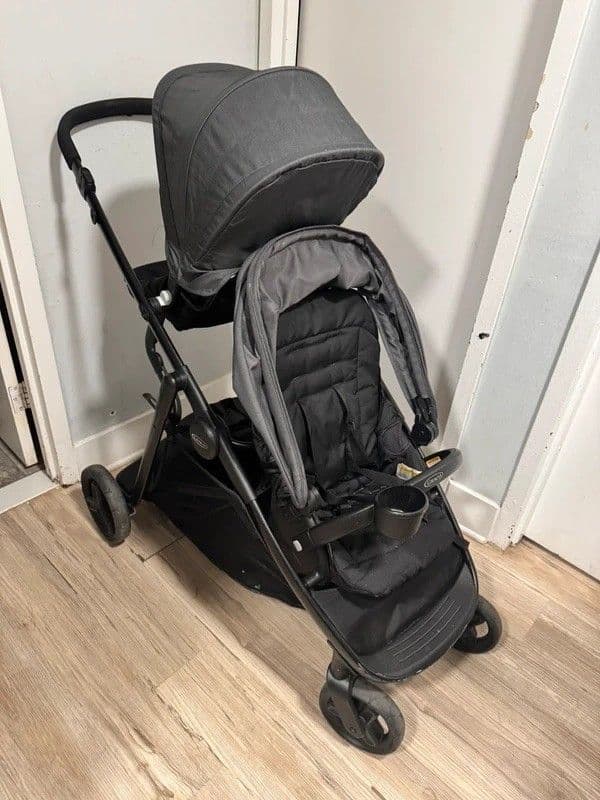 Double Stroller with Second Seat