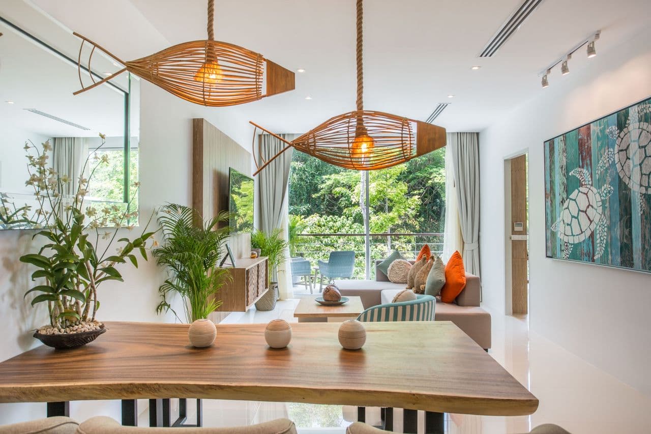 Kamala Beach 2-Bedroom Condo with Jungle View