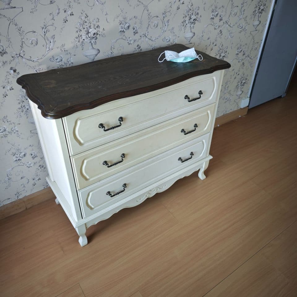 Wooden Cabinet + Coffee Table