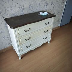 Wooden Cabinet + Coffee Table - image blurred placeholder