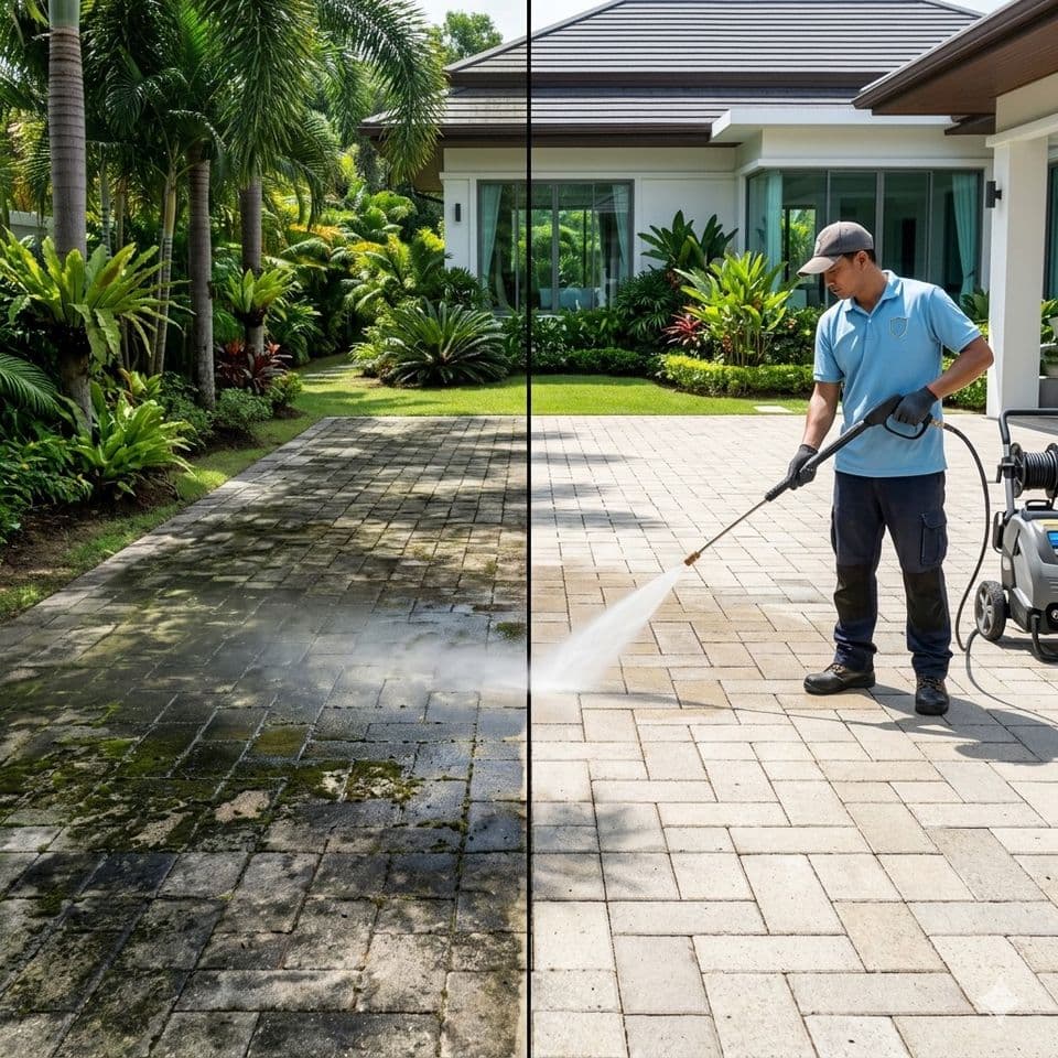 Floor Pressure Washing Service