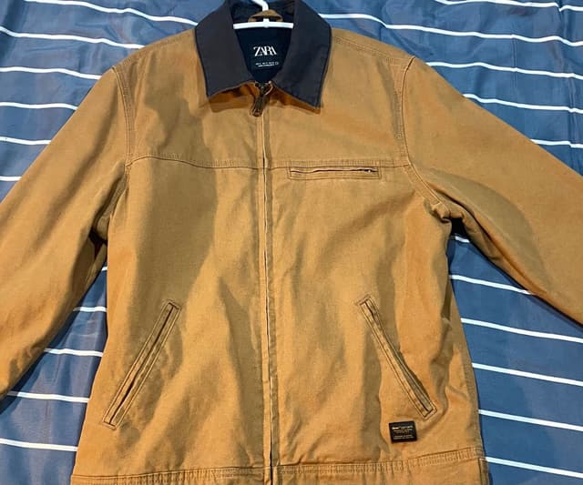 ZARA Jacket with Contrast Collar