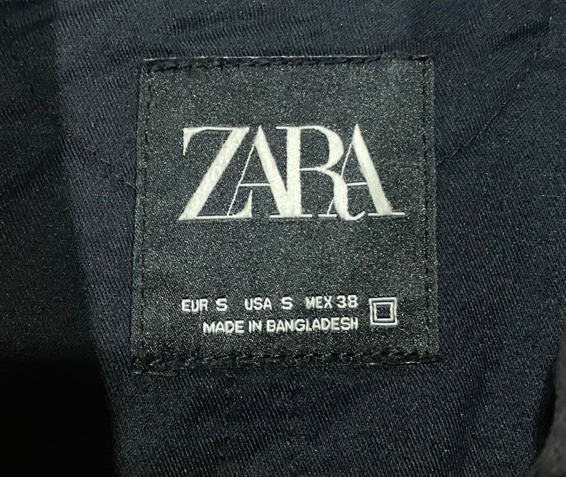 ZARA Jacket with Contrast Collar