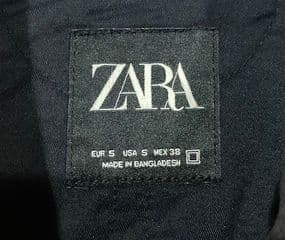 ZARA Jacket with Contrast Collar - image blurred placeholder