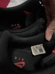 Nike Air Force 1 Low Multi-Swoosh สีดำ/แดงคริมสัน - image blurred placeholder