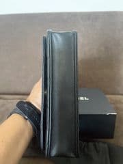 Wallet On Chain รุ่น Micro chip *หนังคาเวียร์* Top Grade Original 1:1 Genuine Mixed Gr - image blurred placeholder