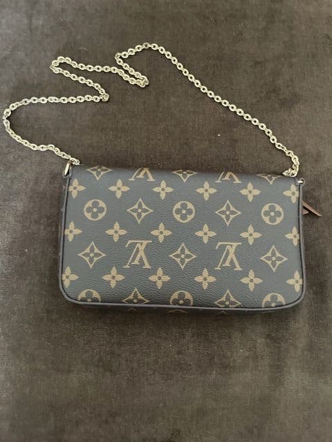 This bag is Louis Vuitton Pochette Félicie in Monogram Canvas