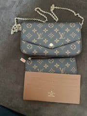 This bag is Louis Vuitton Pochette Félicie in Monogram Canvas - image blurred placeholder