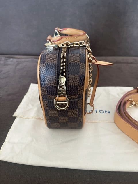 Louis Vuitton Valisette Souple BB made from Damier Ebene canvas