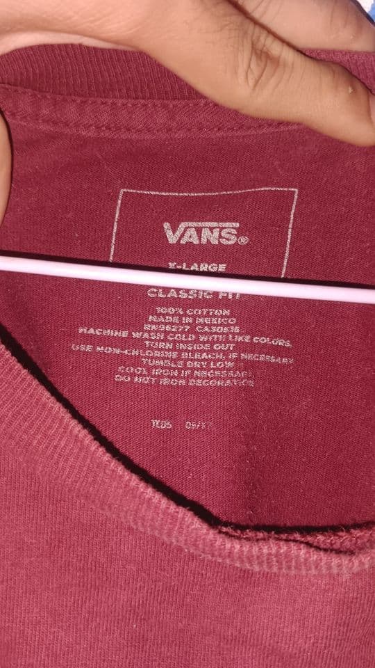 Genuine Vans shirt from bale, popular sweater