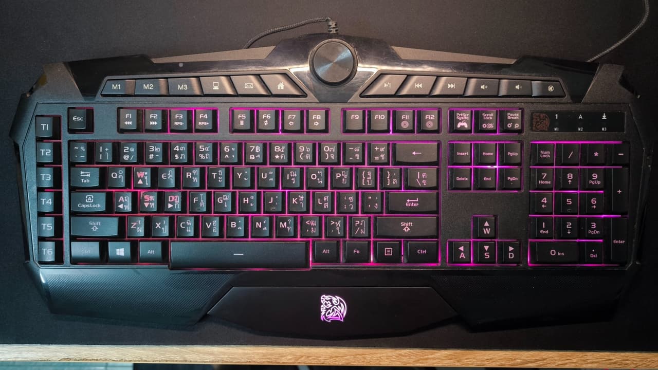 คีย์บอร์ดเกมมิ่ง Thermaltake Challenger Prime