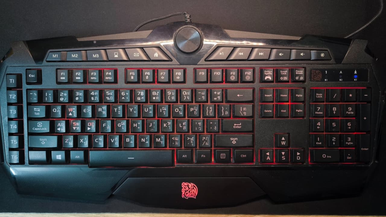 คีย์บอร์ดเกมมิ่ง Thermaltake Challenger Prime