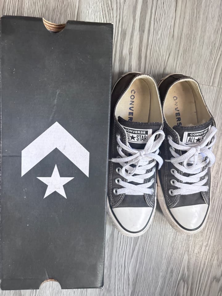 Authentic Converse shoes with box, photo