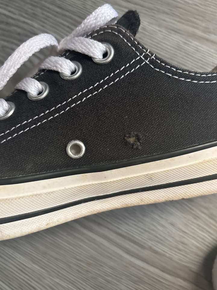 Authentic Converse shoes with box, photo