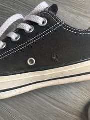Authentic Converse shoes with box, photo - image blurred placeholder