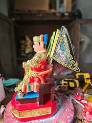 พระหง่อเฮี่ยนไต่เต่ งานแกะโบราณ ขนาด 12 นิ้ว - image blurred placeholder