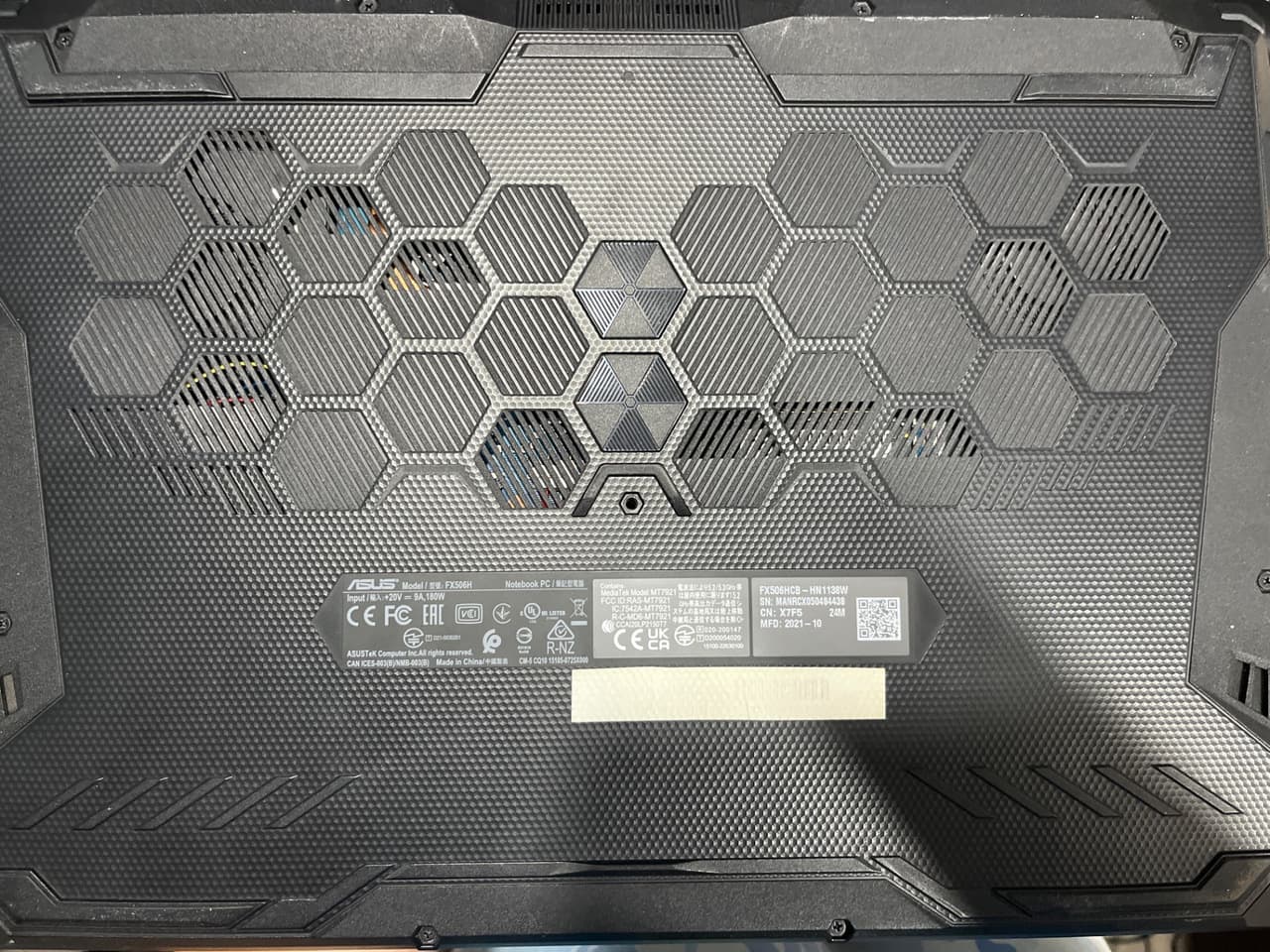 แล็ปท็อป Asus Tuf Gaming F15