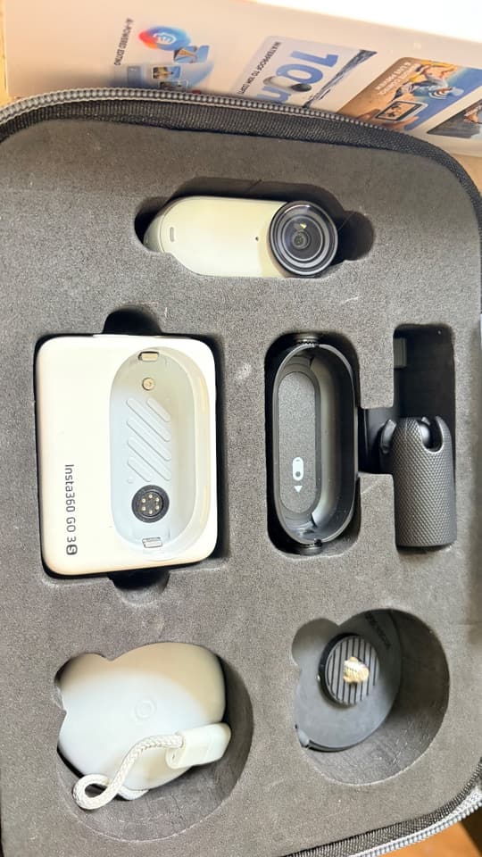 กล้อง Insta360 GO 3S | กล้องแอ็กชัน | วิดีโอ 4K 30fps | กล้อง 12MP | 1/1.23''