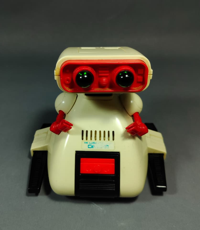 ของเล่นหุ่นยนต์วินเทจ Dingbot Bump Go รุ่นปี 1984 จาก TOMY