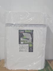 Modern sensor trash can, white, 10 liters - image blurred placeholder
