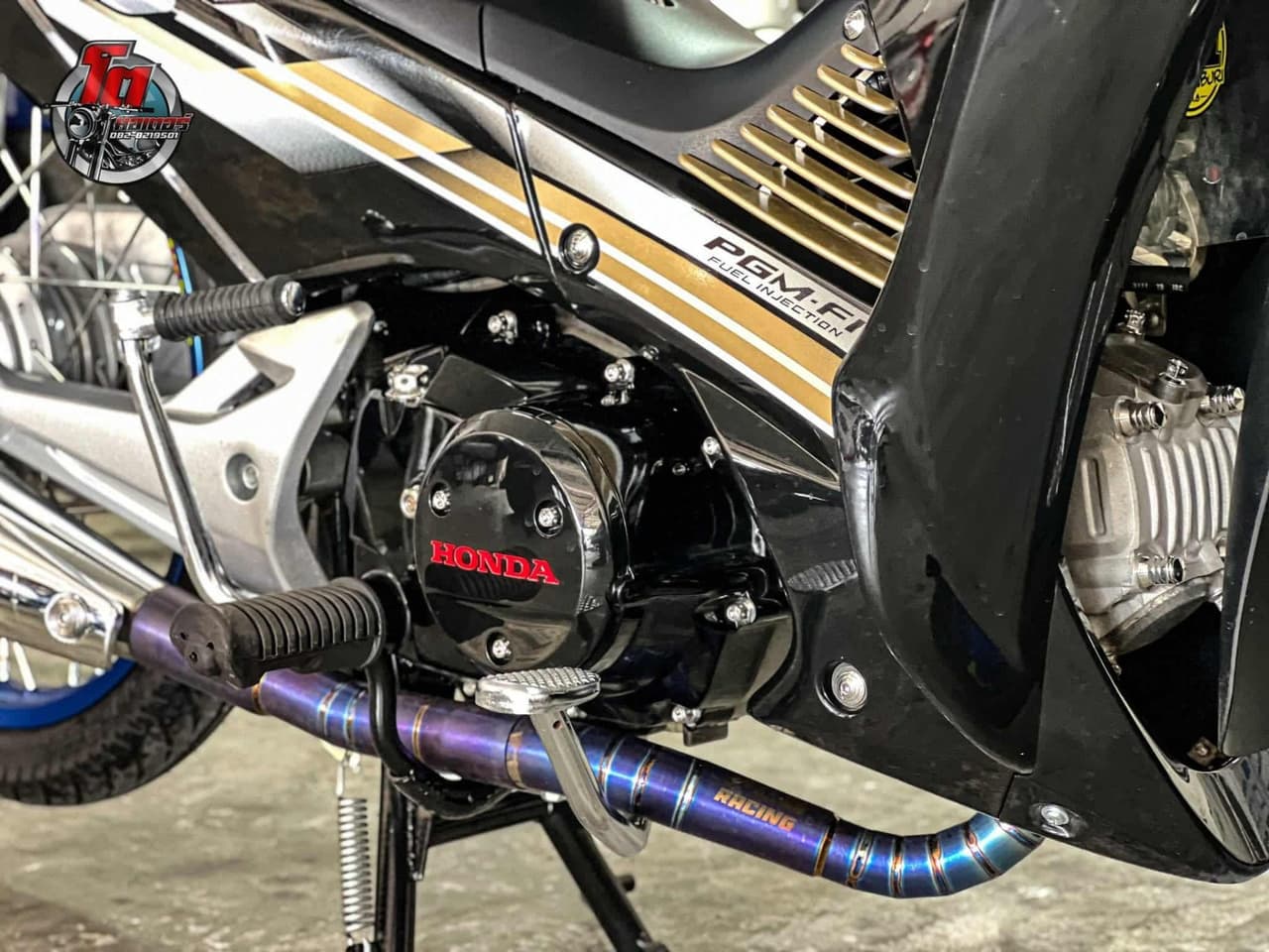 Honda wave125i (บังลม) สตาร์ทเท้า 🔥