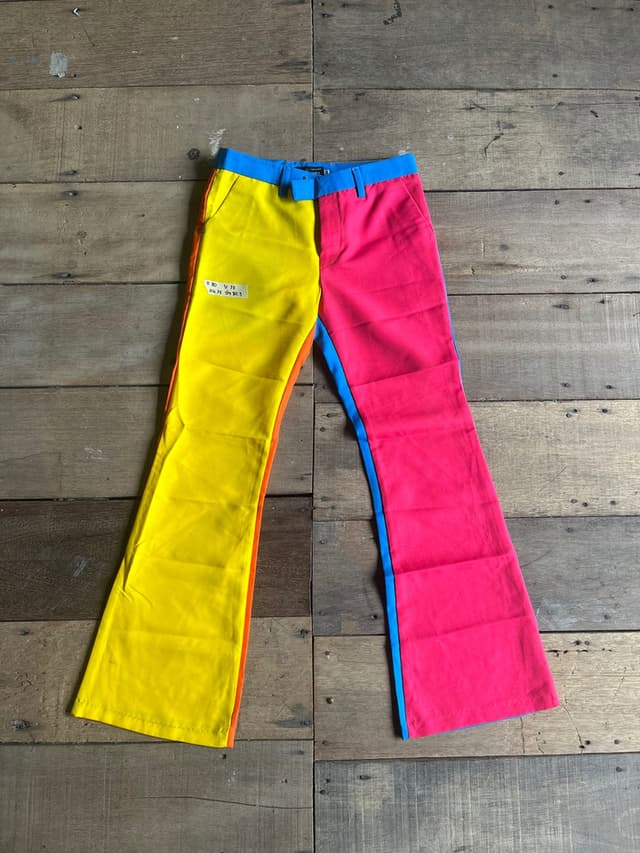 4-Color Bell-Bottom Pants