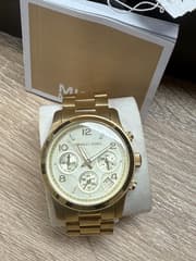 นาฬิกา Michael Kors รุ่น MK5055 โครโนกราฟสีทองสำหรับผู้หญิงจากคอลเลกชัน - image blurred placeholder