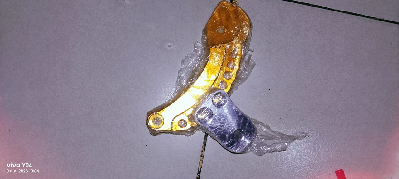 ขายชิ้น!! ขายึดโหลดโช้ค CNC สำหรับ Honda Scoopy i วัสดุแข็งแรงทำจากอลูมิเนียม