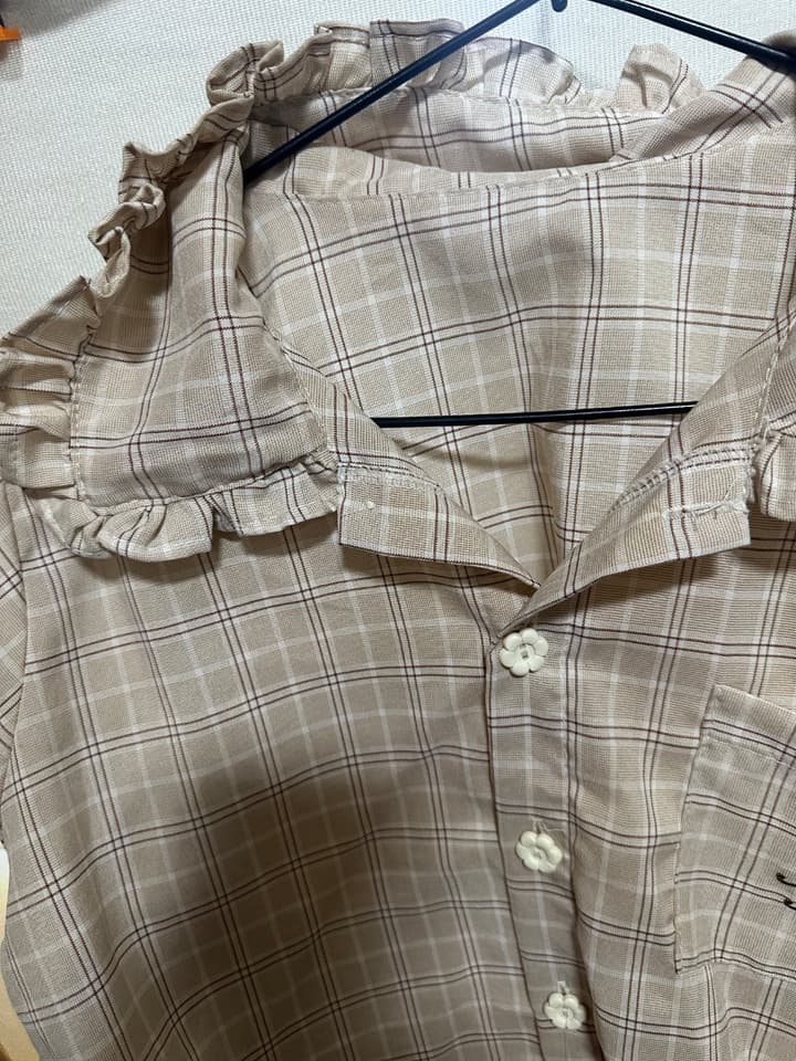 Fashion Brown Check Shirt