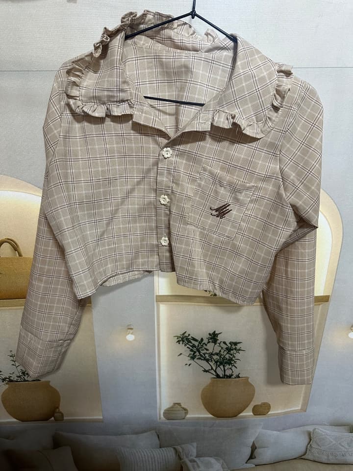 Fashion Brown Check Shirt