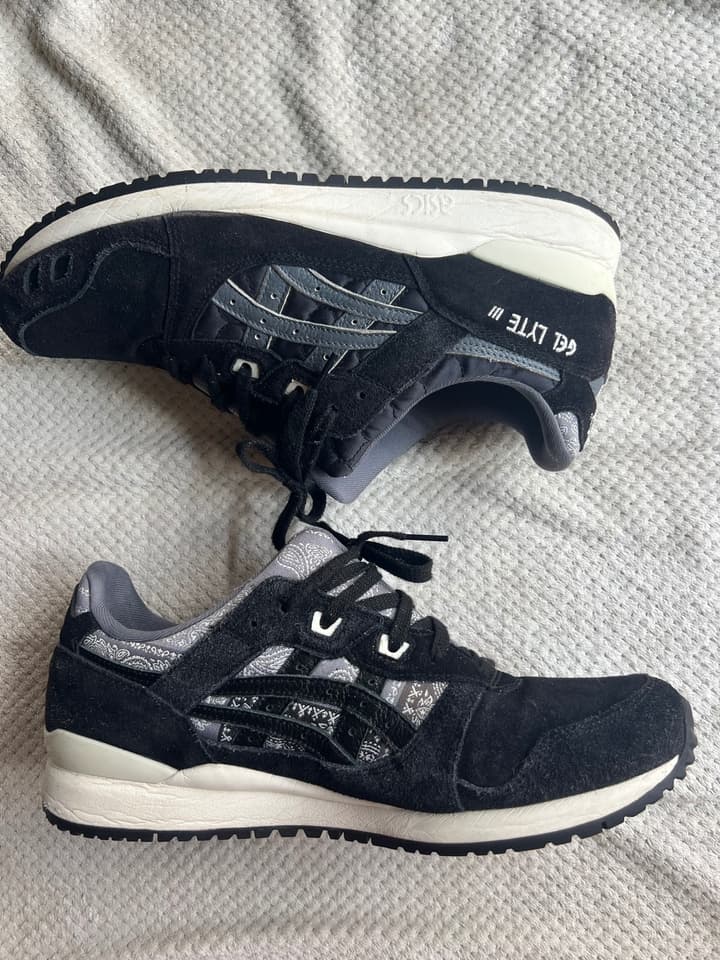 Asics Gel Lyte 3 III OG Shoes (Black/Cream)