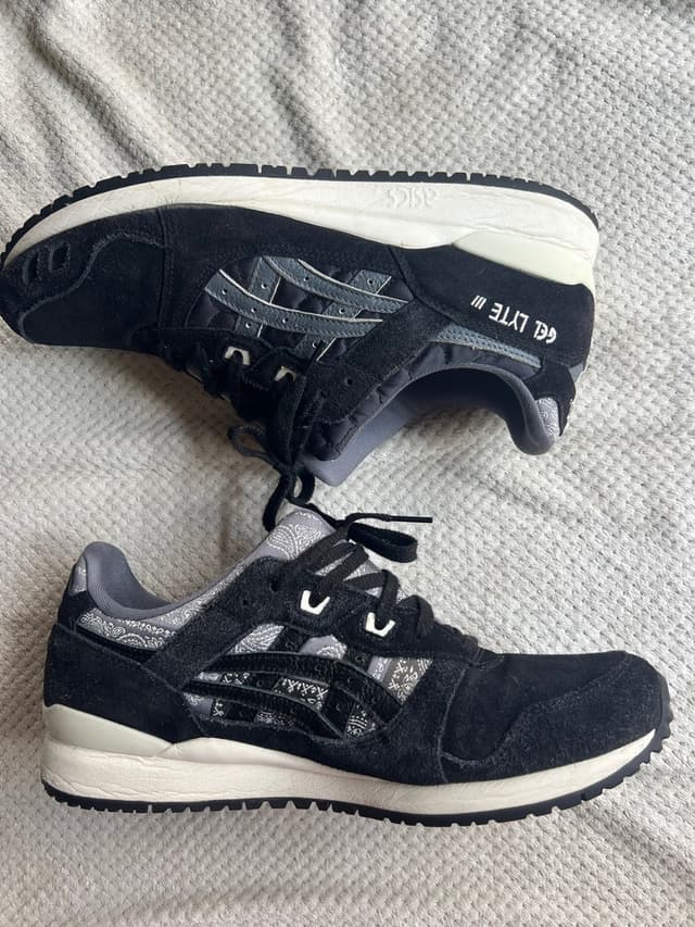 รองเท้า Asics Gel Lyte 3 III OG (สีดำ/สีครีม)