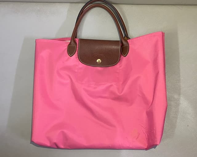 Longchamp รุ่น Le Pliage Cabas โมเดลจดทะเบียน สีชมพู